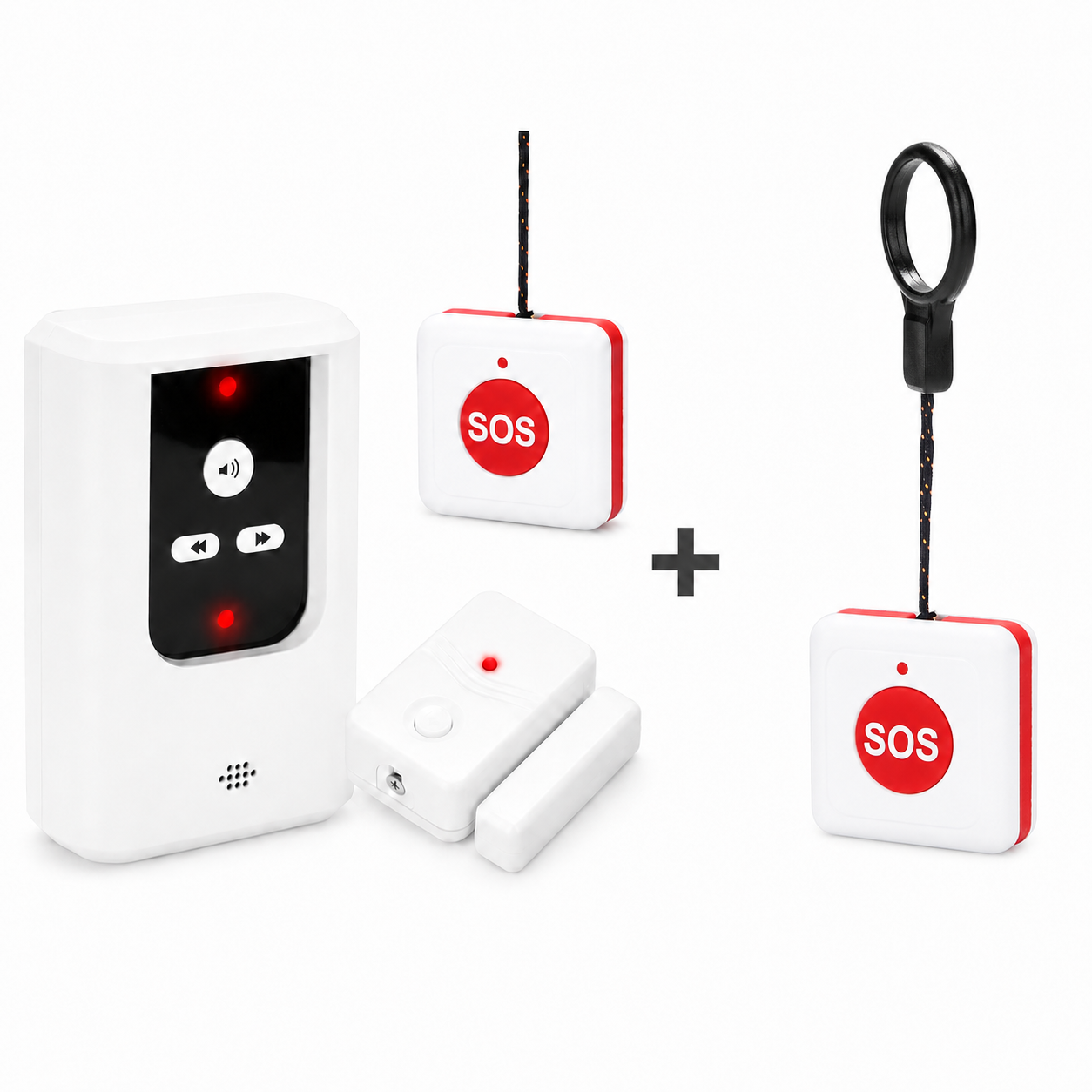 Wireless Caregiver Pager with SOS Call Button for Seniors