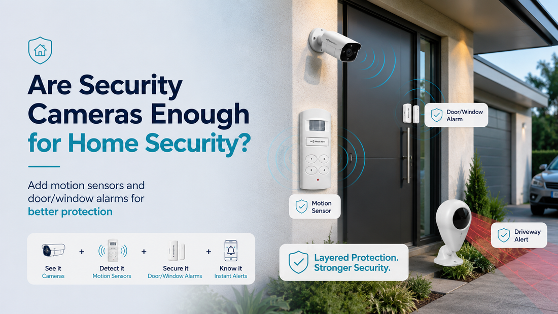 Are Security Cameras Enough for Home Security? Why Cameras Need Backup Alarms