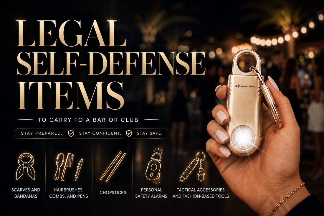How Women Protect Themselves When There Is a Significant Strength Difference? Legal Self-Defense Items to Carry to a Bar or Club.