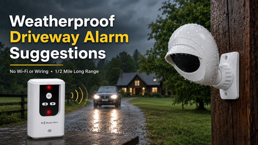 1/2 Mile Long Range Wireless Driveway Alarm Weather Resistant Suggestions