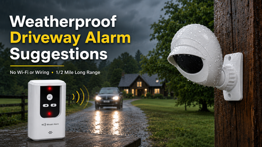 1/2 Mile Long Range Wireless Driveway Alarm Weather Resistant Suggestions