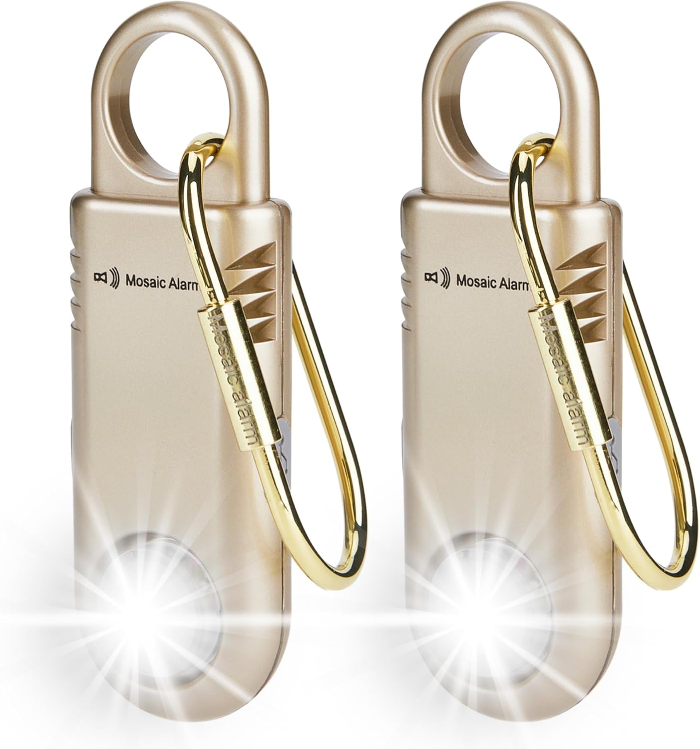 135 dB Personenalarm für Frauen & Mädchen | Wiederaufladbarer Schlüsselanhänger-Alarm mit Taschenlampe