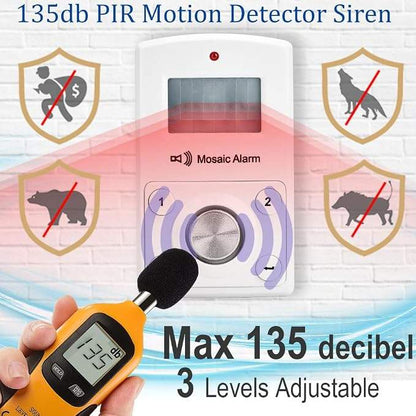 Wireless PIR Motion Sensor Alarm with Keypad