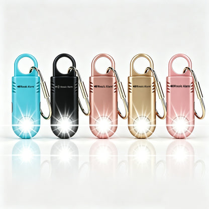 135dB Rechargeable Personal Safety Alarm with Flashlight