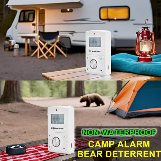 Remote Motion Sensor Alarm -  indoors, garages, sheds, gates, porches, and travel, camping, RVs.