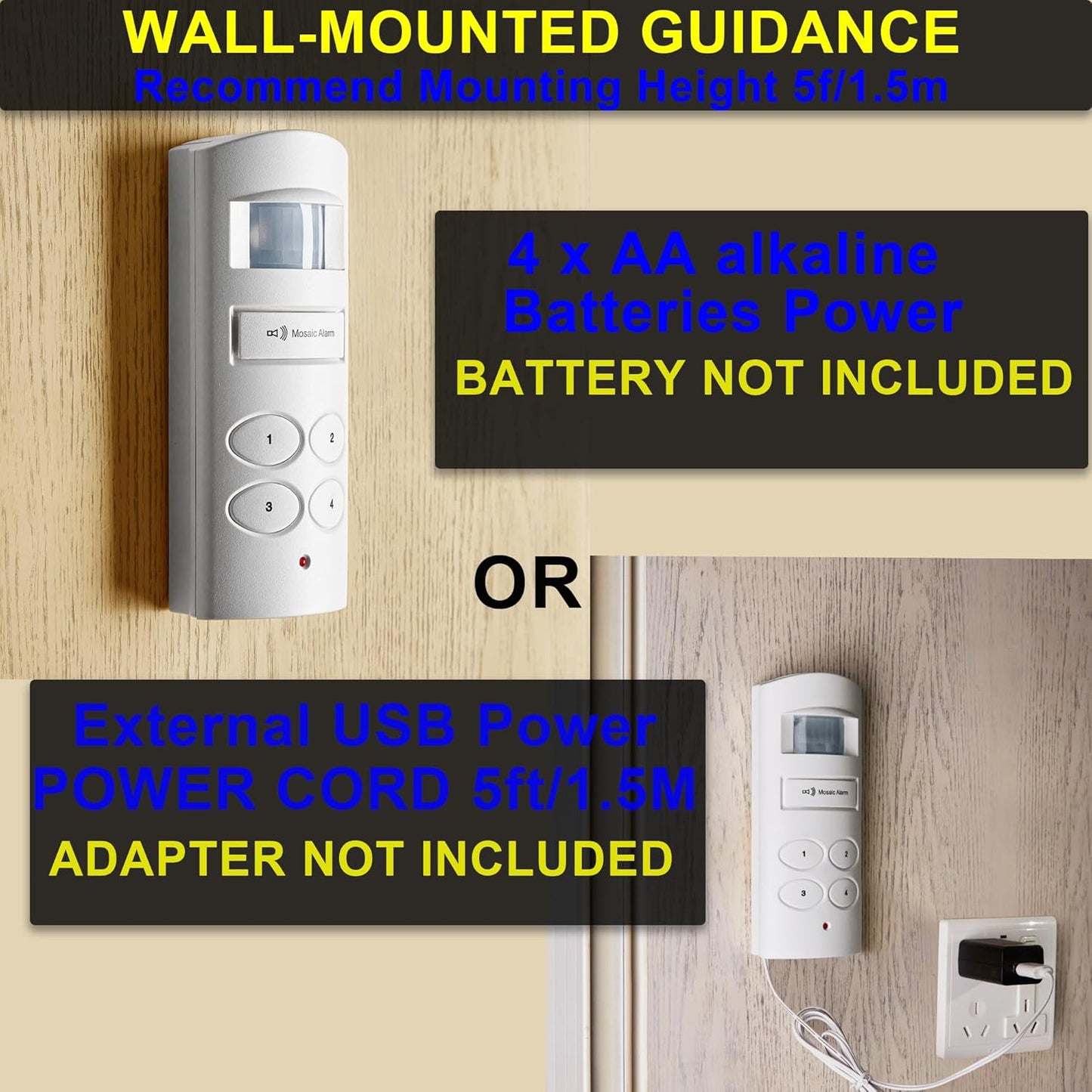 键盘运动传感器报警器