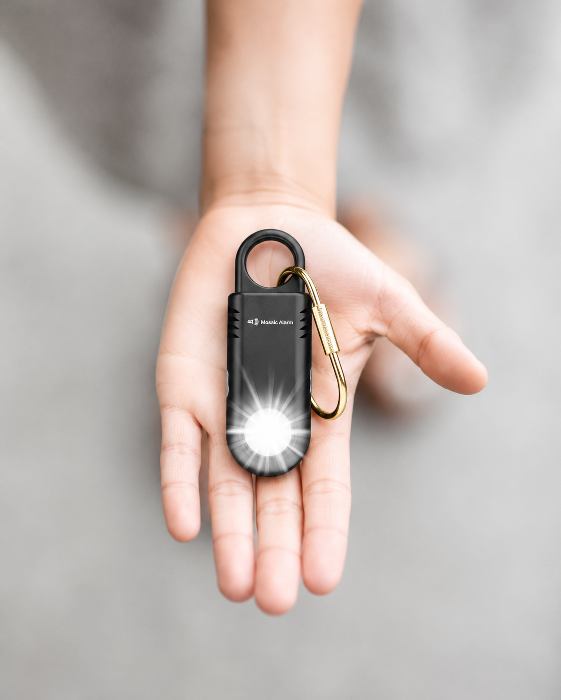135dB Rechargeable Personal Safety Alarm with Flashlight