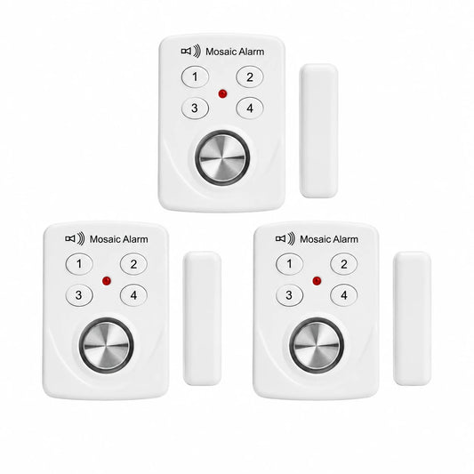 3 Pack Door & Window Vibration Alarm