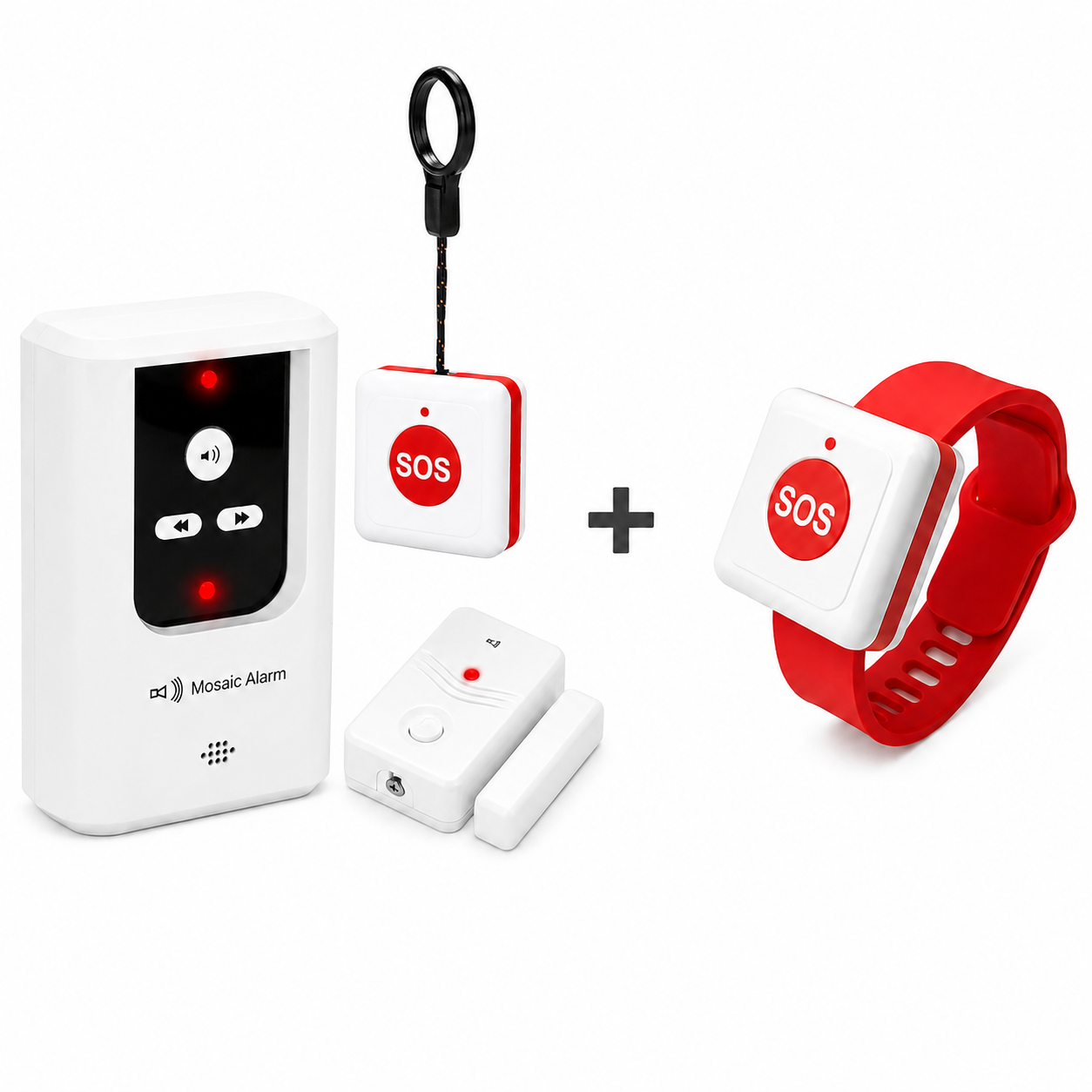 Wireless Caregiver Pager with SOS Call Button for Seniors