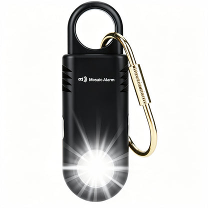 135 dB Personenalarm für Frauen & Mädchen | Wiederaufladbarer Schlüsselanhänger-Alarm mit Taschenlampe
